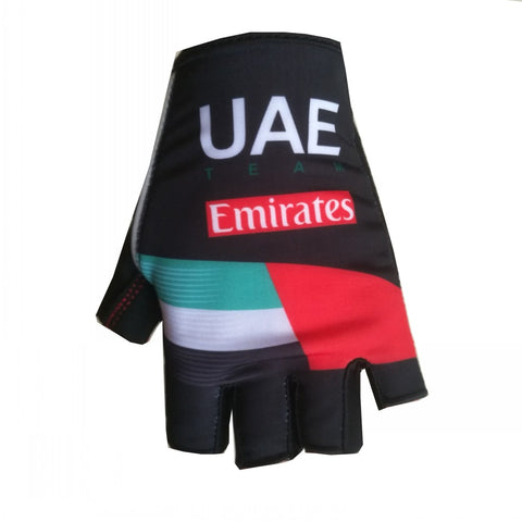 Pro tour team uae emirates Cycling gloves GEL shock absorption high quality summer half finger Bike Guante Size m-XL
