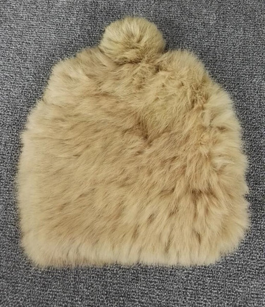 hot sell 2017 autumn and winter knitted rabbit fur hat and cap for women LOVELY Genuine rabbit fur cap