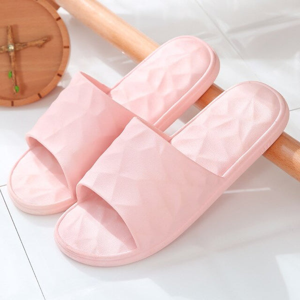 Men Slippers Luxury Brand Design Ladies Slides Women Men Summer Beach Home Bathroom Flat Sandals House Shoes Indoor Flip Flops