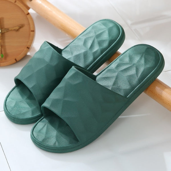 Men Slippers Luxury Brand Design Ladies Slides Women Men Summer Beach Home Bathroom Flat Sandals House Shoes Indoor Flip Flops