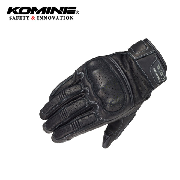 Komine GK-217 Protect 3D Mesh Gloves Motorcycle Optimun Summer Riding Gloves Moto Breathbale Motocross Gloves Leather  M-XL