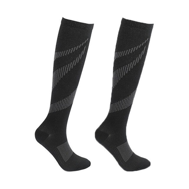 High Compression Socks Comfortable Breathable Tube Printing Nylon Socks Unsex Fitness Running Socks Compression Riding Socks