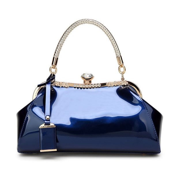 New Summer and Autumn Handbag Wrapped In Seashells of Ladies'varnish
