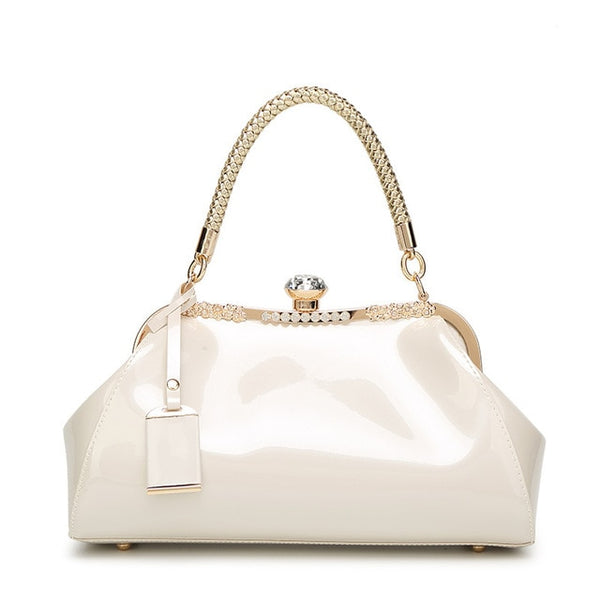 New Summer and Autumn Handbag Wrapped In Seashells of Ladies'varnish