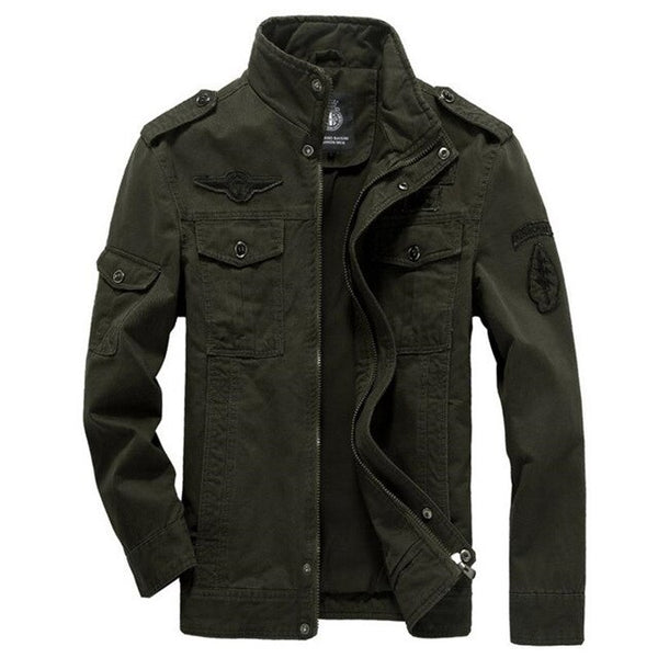 men green khaki 3 color uniform winter jacket casual wind jacket military clothing cotton jacket