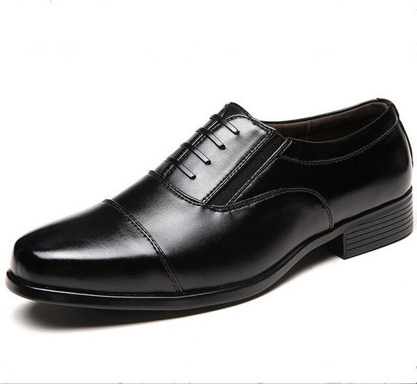 Mens Leather Dress Shoes Wedding Business Shoes Men Oxford Loafers Classic Comfortable New Black Mens Formal Shoes Size 45