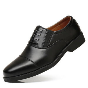 Mens Leather Dress Shoes Wedding Business Shoes Men Oxford Loafers Classic Comfortable New Black Mens Formal Shoes Size 45