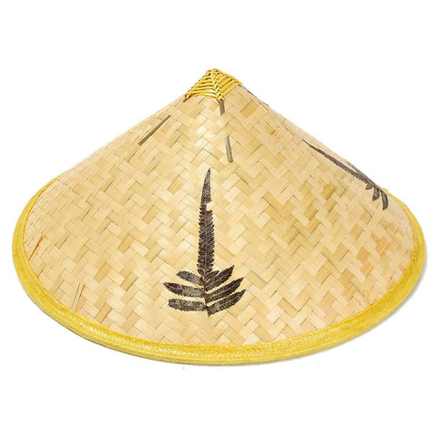 Bamboo Woven Hat Cap Handmade Cone Sun Hat Garden Farmer Fishing Travel Sunproof Cap Stage Performance Dance Props