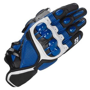 Alpines S1 Racing Glove Motorcycle ATV Bike Off-road Street Moto Black White Leather Gloves